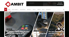 Desktop Screenshot of gambitmag.com